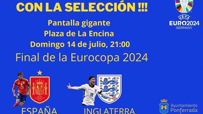 Ponferrada con la Selección.