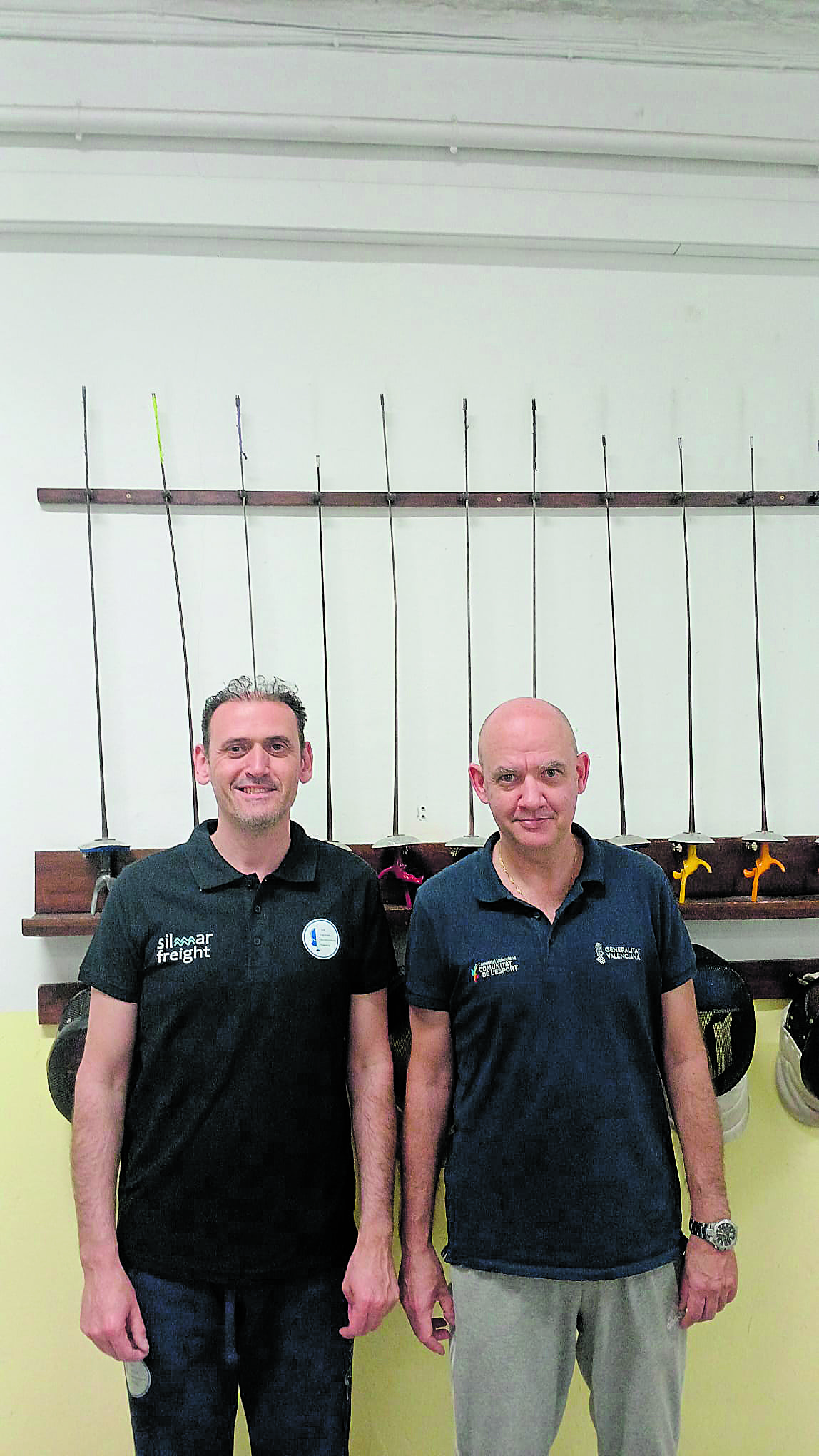 Los hermanos Andrés y Javier García Delgado.