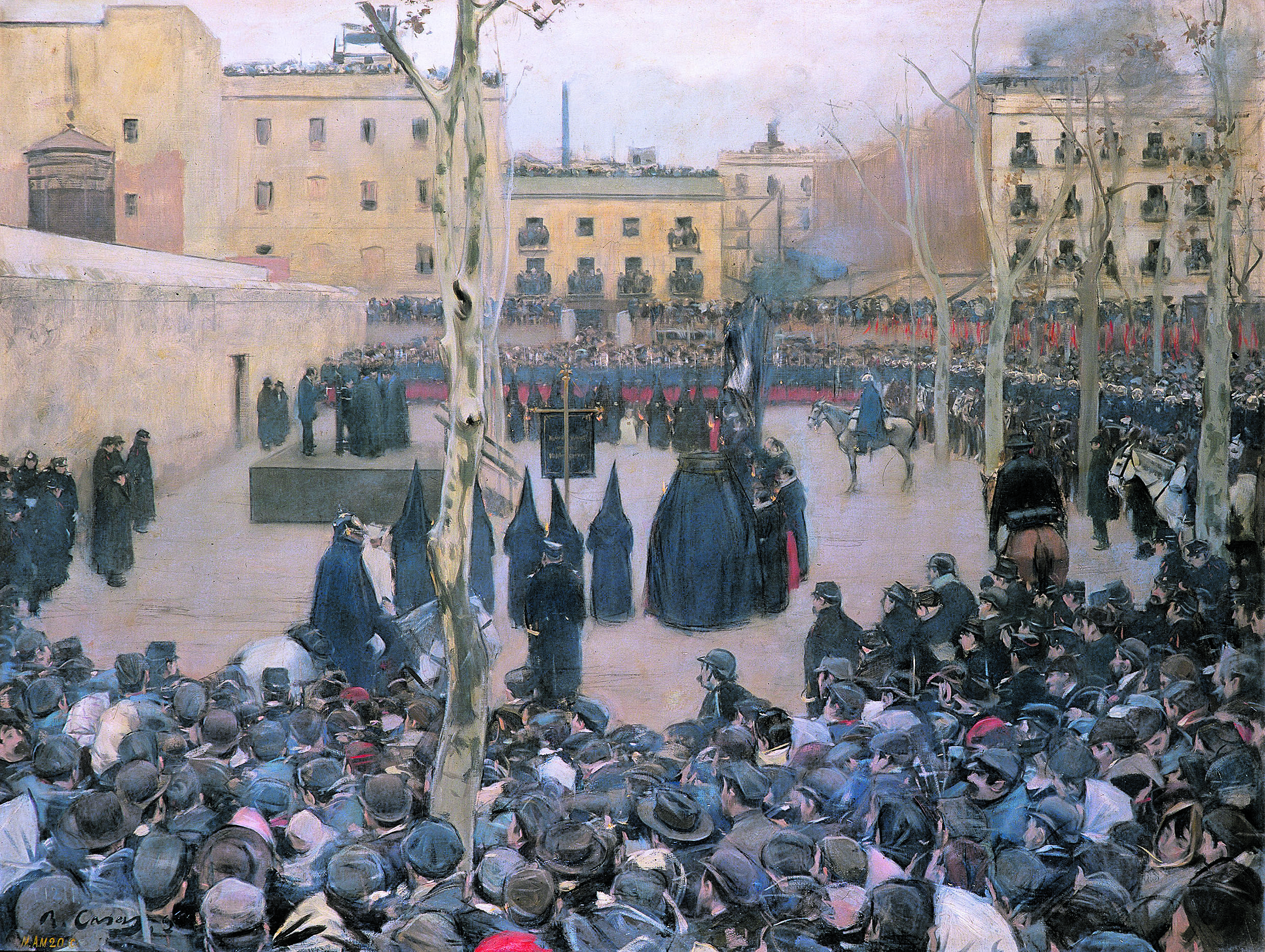 'Garrote vil' (1894) de Ramón Casas.