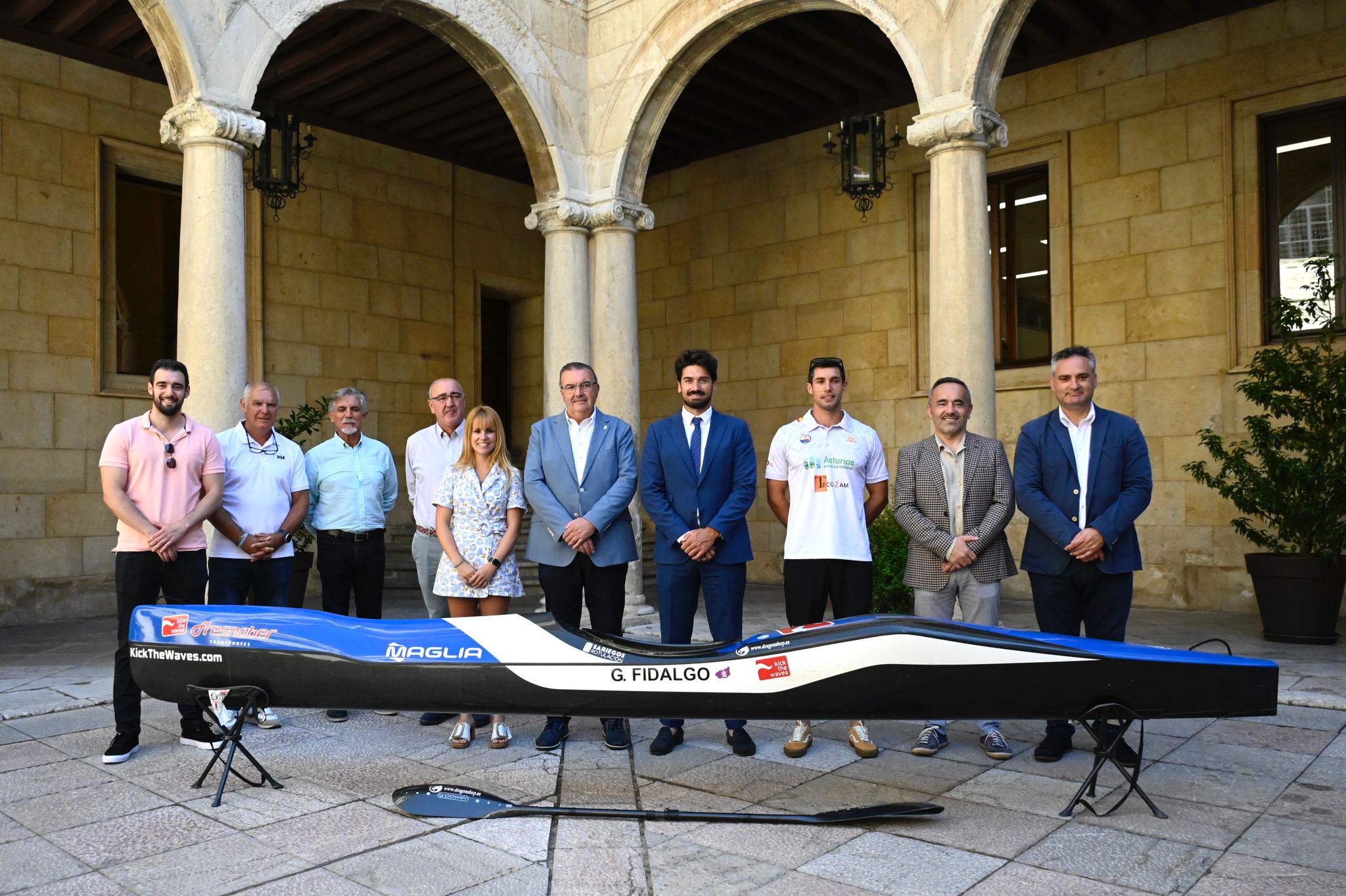 Presentación del Mundial de aguas bravas en la Diputación. | SAÚL ARÉN