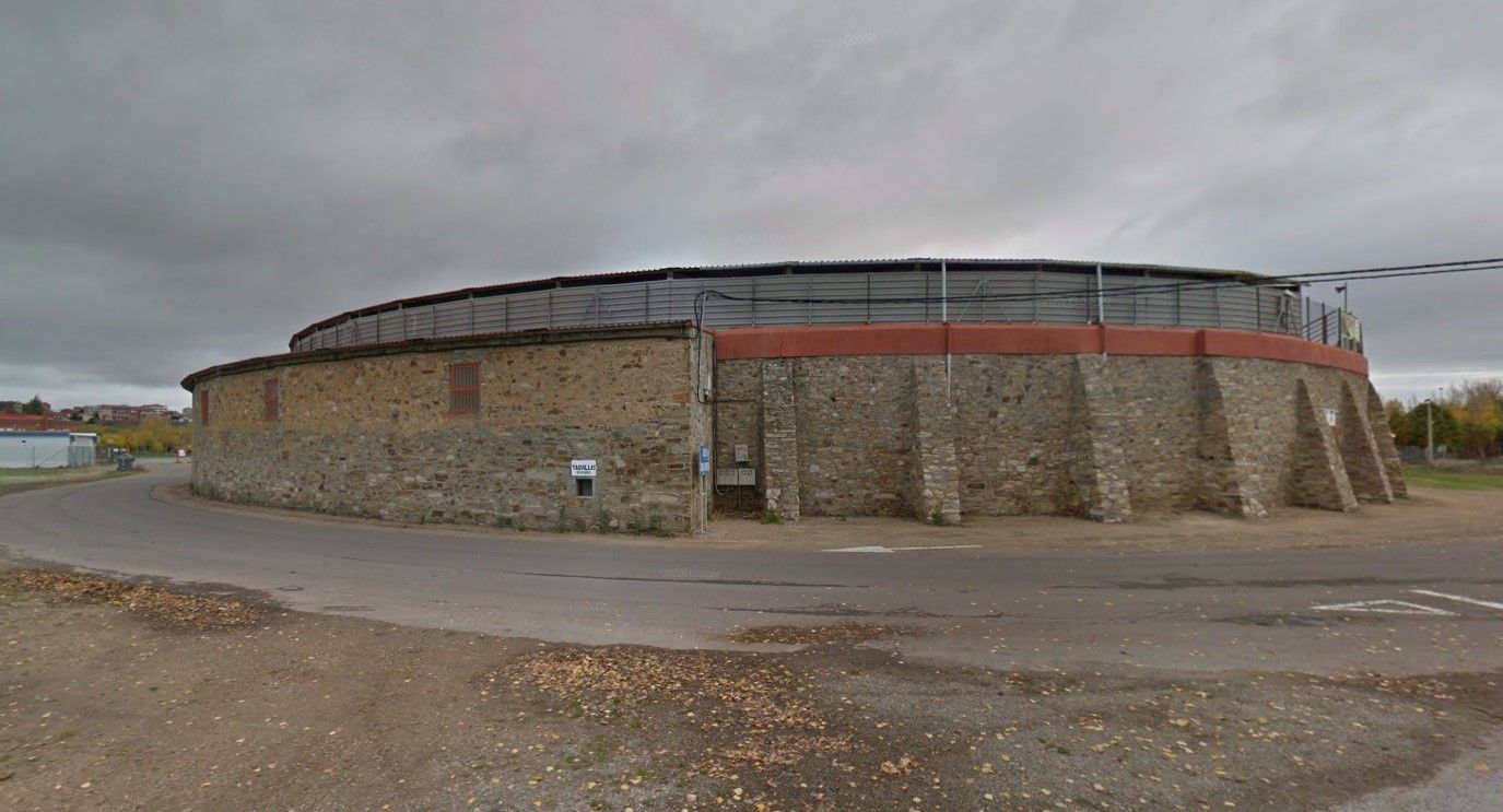 La plaza de toros de Astorga. | GOOGLE MAPS