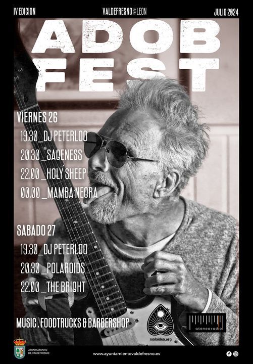 Cartel del IV Adob Fest. | L.N.C.