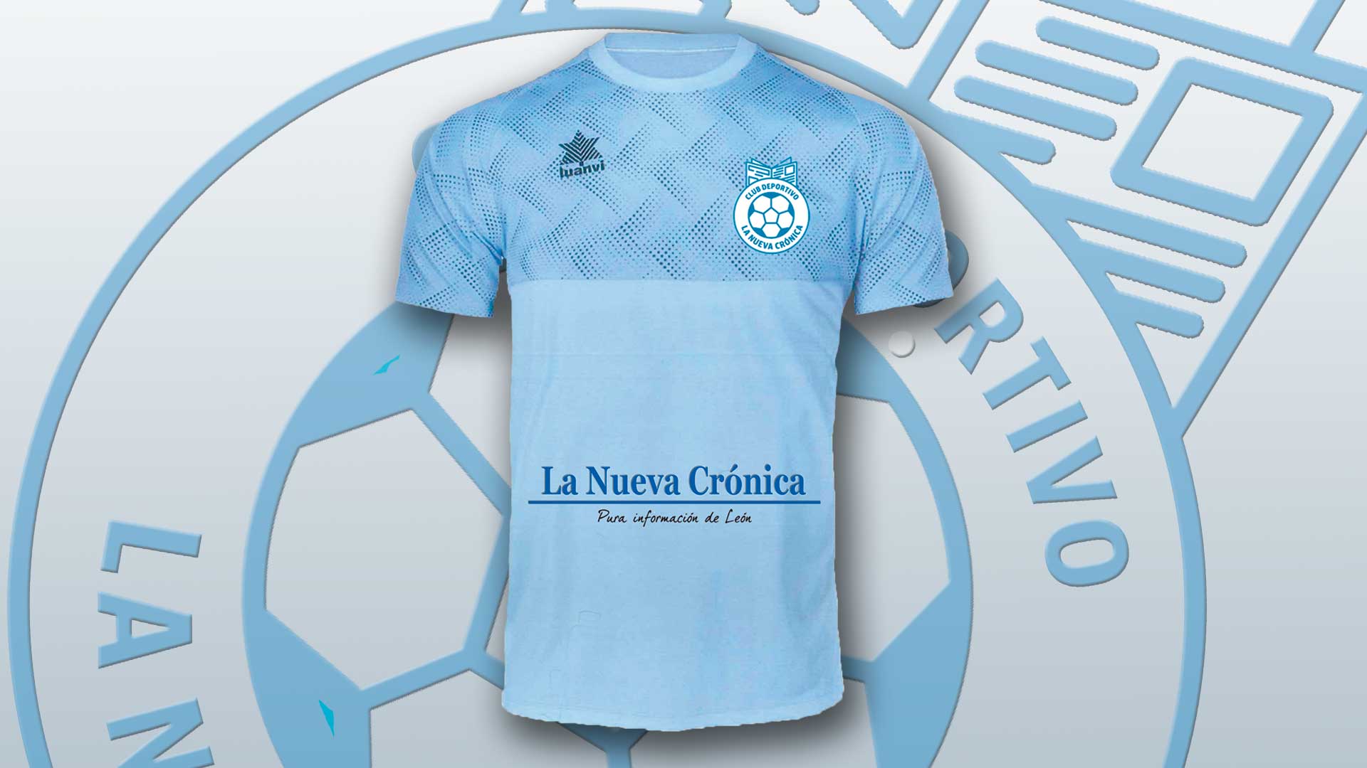 Imagen de la camiseta que tendrá el conjunto leonés. | L.N.C.