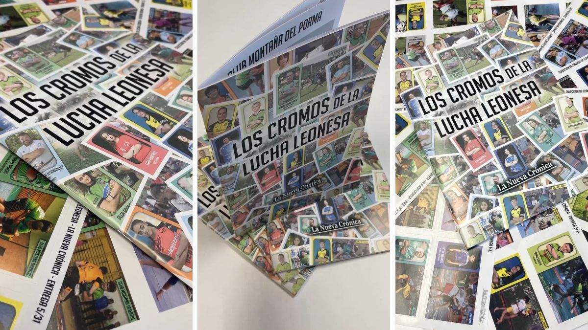Consigue ya el álbum de cromos de la lucha leonesa
