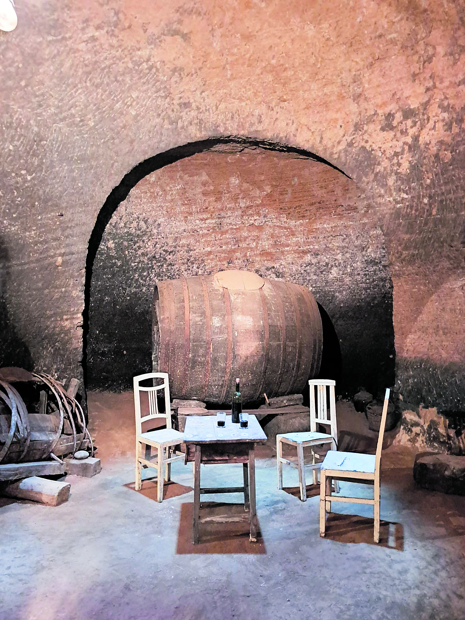 Vista de la bodega de la Familia Paramio de Algadefe. | L.N.C.