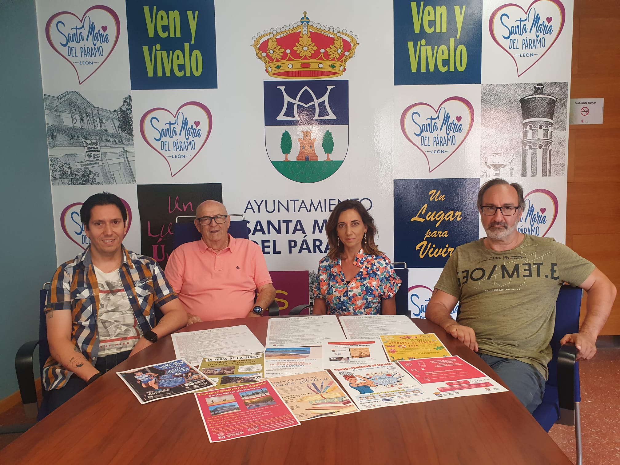 Presentación de las actividades de agosto en Santa María. | L.N.C.