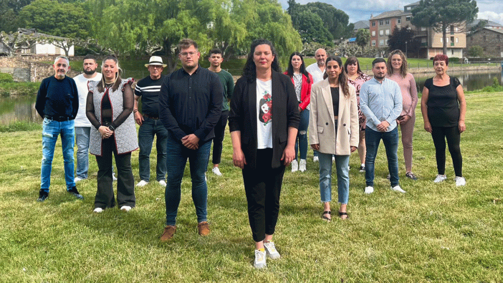 La alcaldesa Irene González junto a su equipo de gobierno.