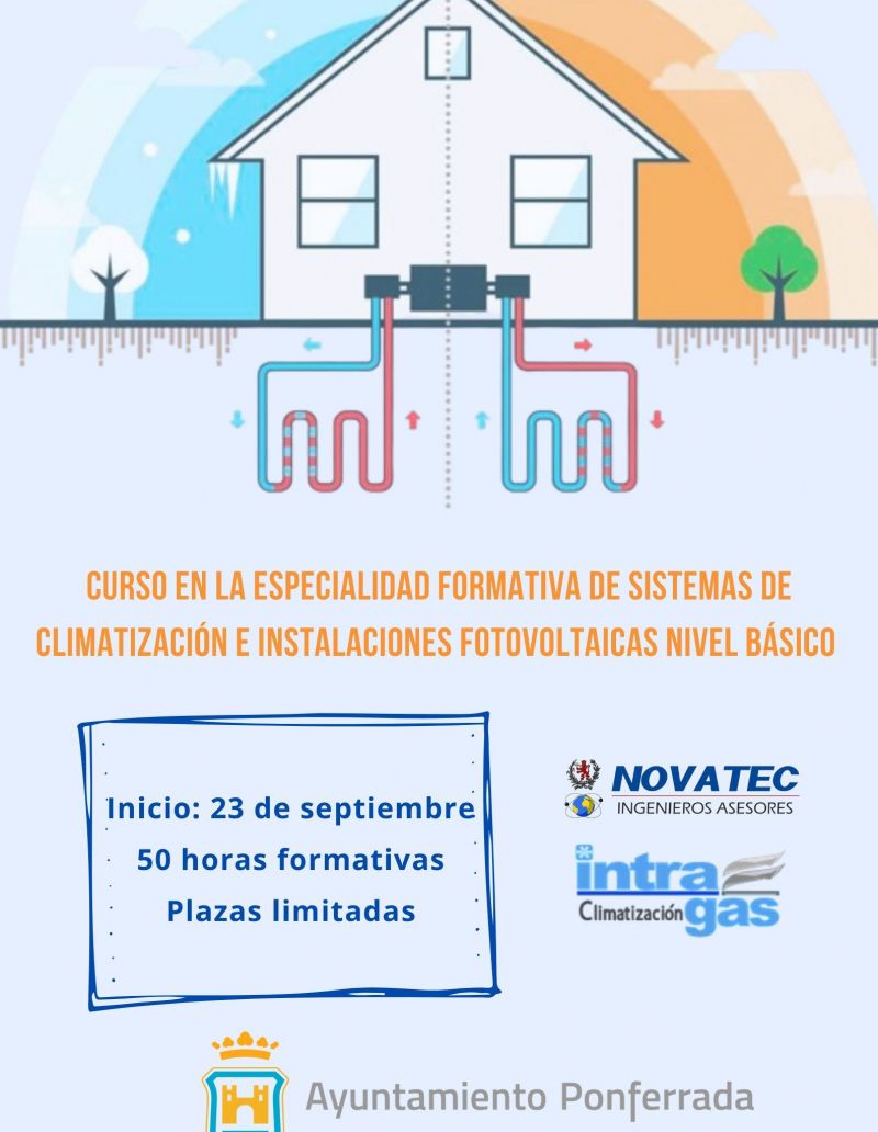 Curso en la especialidad formativa de sistemas de climatización e instalaciones fotovoltaicas nivel básico (1) Curso en la especialidad formativa de sistemas de climatización e instalaciones fotovoltaicas nivel básico (1)