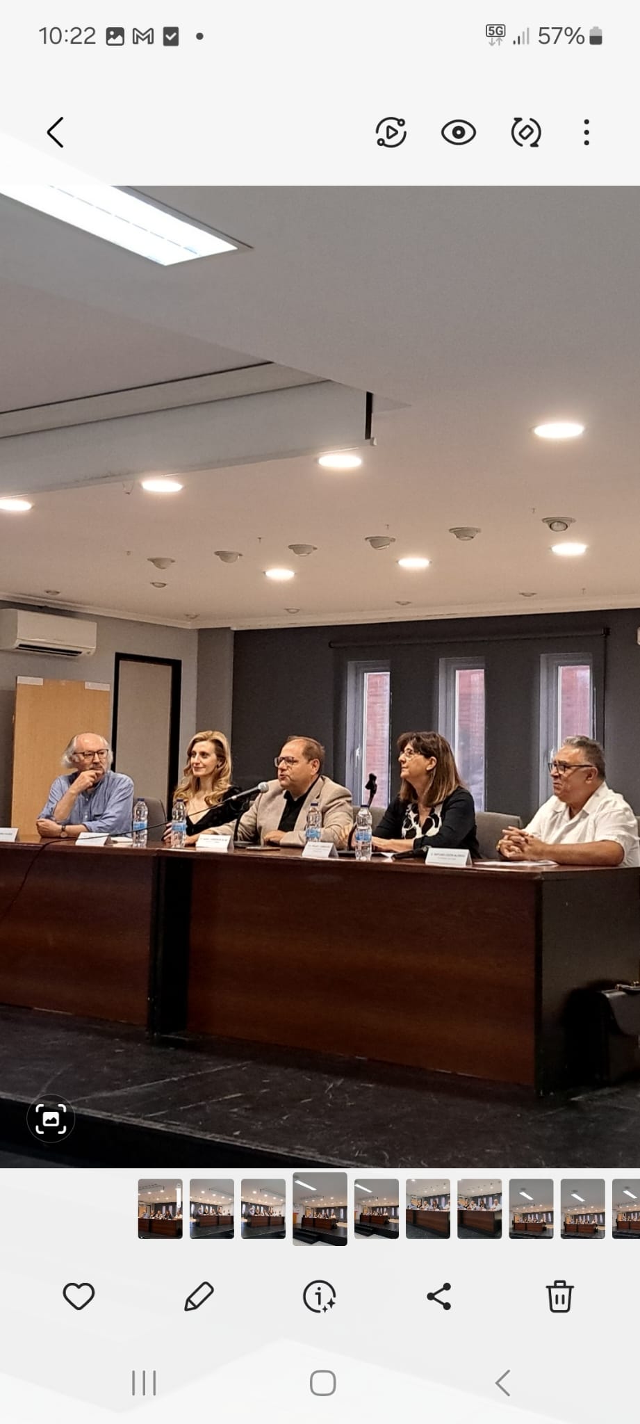 Un momento de la presentación del Curso de verano sobre la obra de Colinas. | L.N.C.