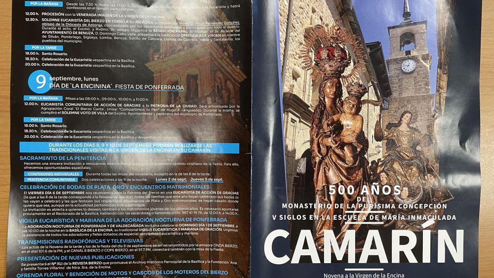Programa religioso de las fiestas de la Encina (1). Programa religioso de las fiestas de la Encina (1).