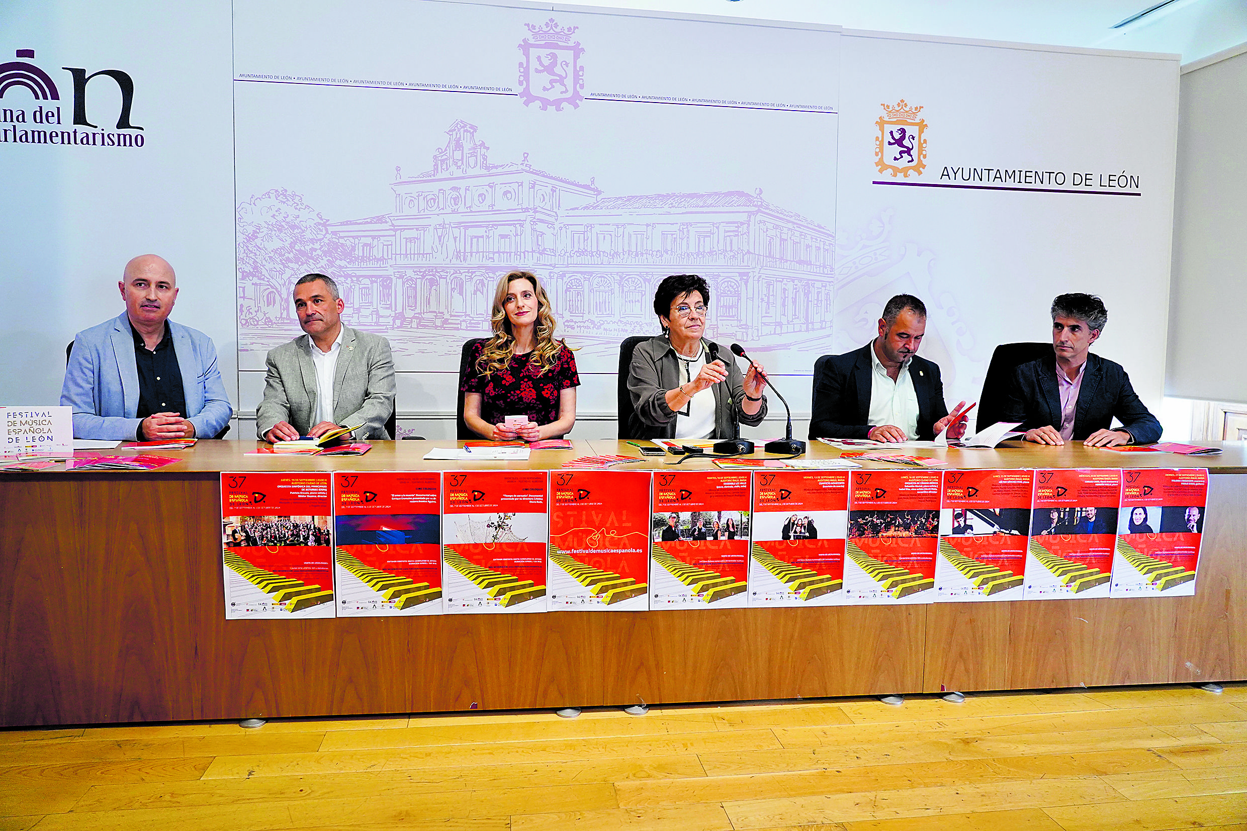 Miguel Fernández, Diego Soto, Mar Sancho, Elena Aguado, Emilio Martínez y Héctor Sánchez. CAMPILLO (ICAL)