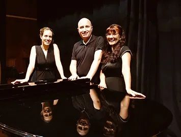 María Martínez, Miguel Fernández Llamazares y Julia Franco. | L.N.C.