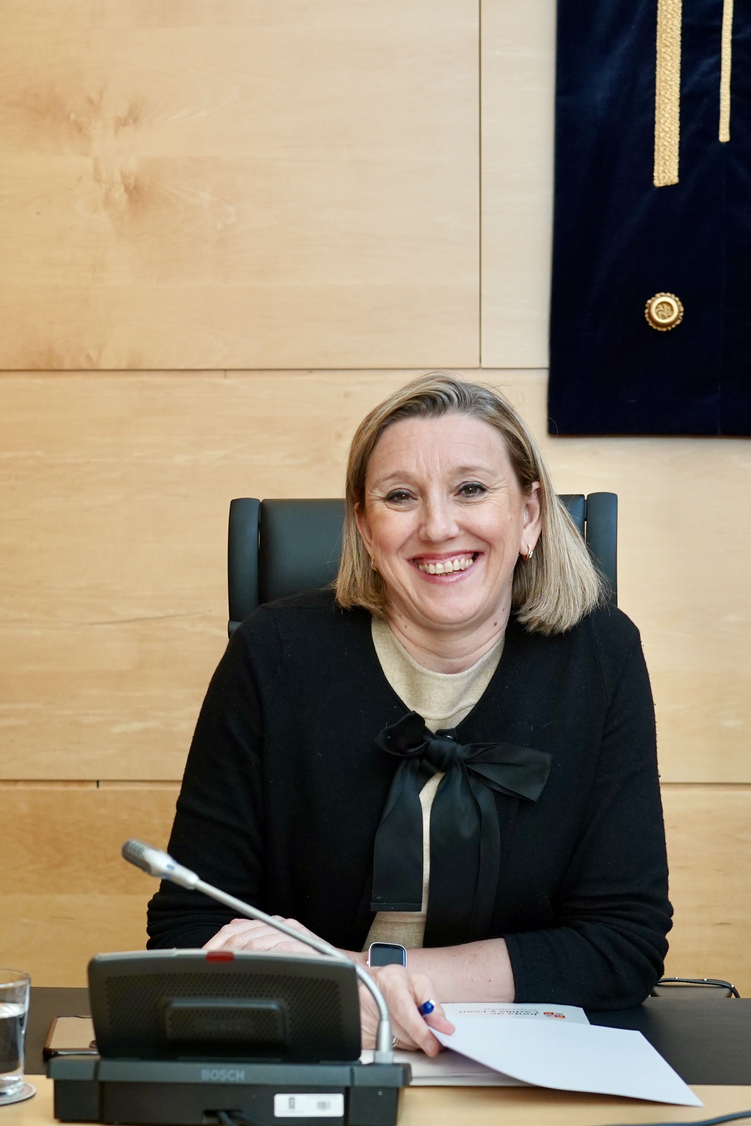 La vicepresidenta de la Junta de Castilla y León, Isabel Blanco. | MIRIAM CHACÓN