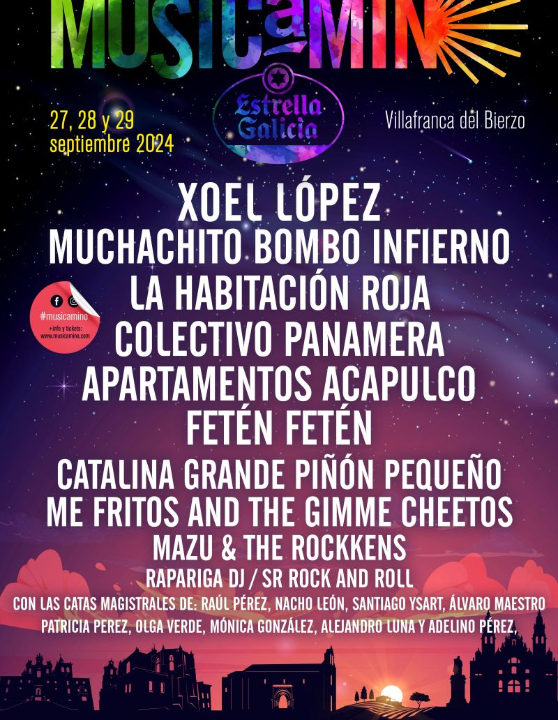 CARTEL MUSICAMINO 2024 CARTEL MUSICAMINO 2024