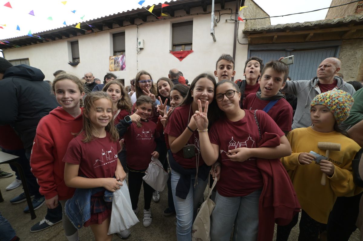 Lluvia de avellanas de La Cañamona. Lluvia de avellanas de La Cañamona.