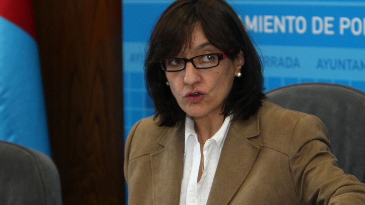 La concejala de Hacienda del Ayuntamiento de Ponferrada, Amparo Vidal. | C. Sánchez (Ical)