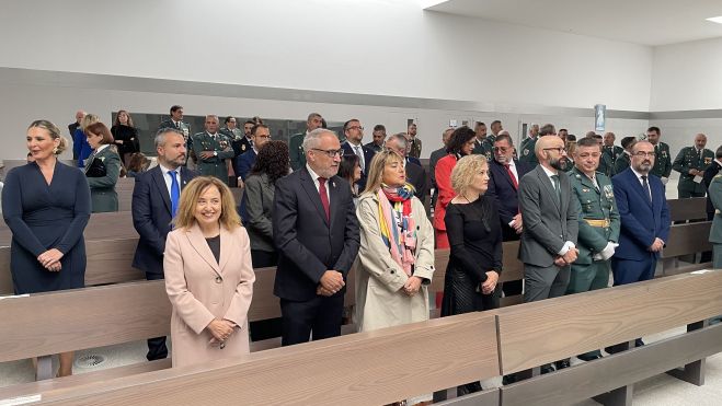Autoridades en la celebración de los actos por la patrona de la Guardia Civil. | J.F. Autoridades en la celebración de los actos por la patrona de la Guardia Civil. | J.F.