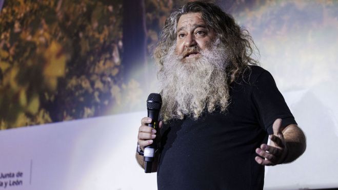 Raúl Pérez en la presentación de 'El Viticultor y la Tierra'. Raúl Pérez en la presentación de 'El Viticultor y la Tierra'.