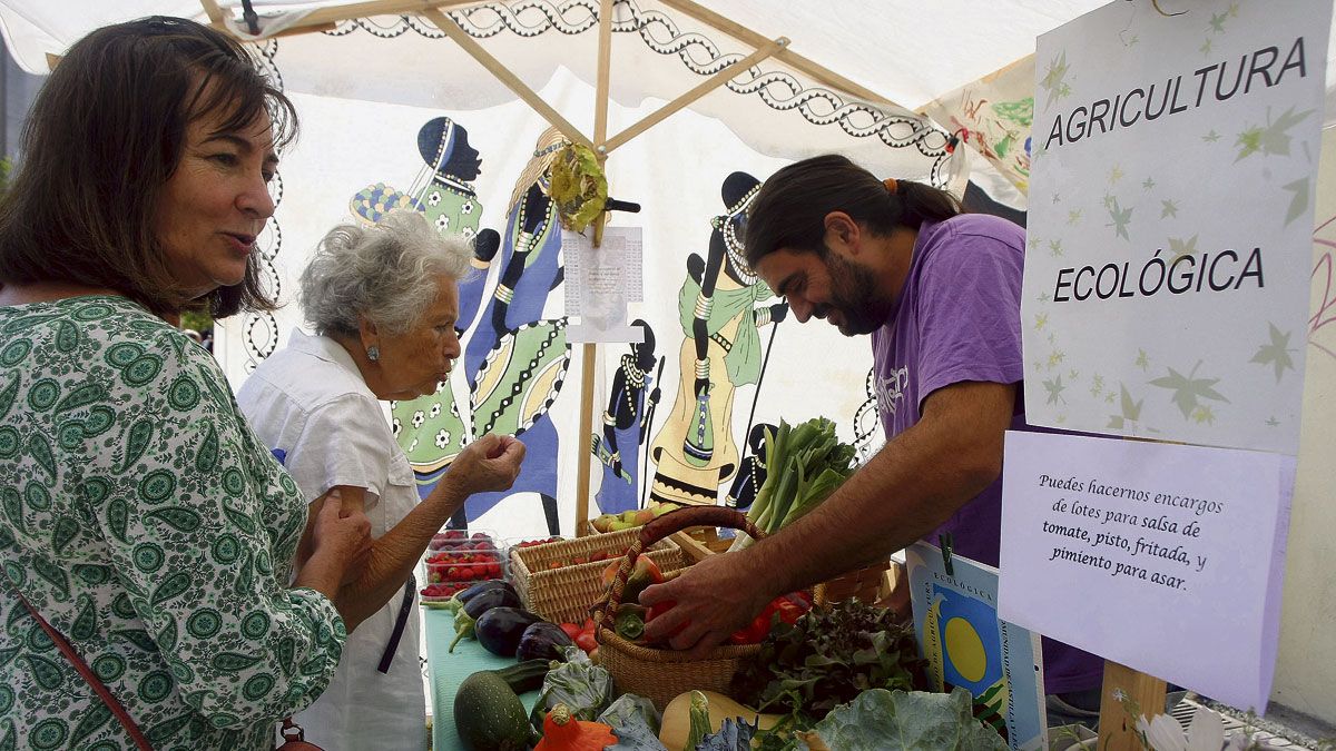 Productos en un mercado ecológico. | Ical