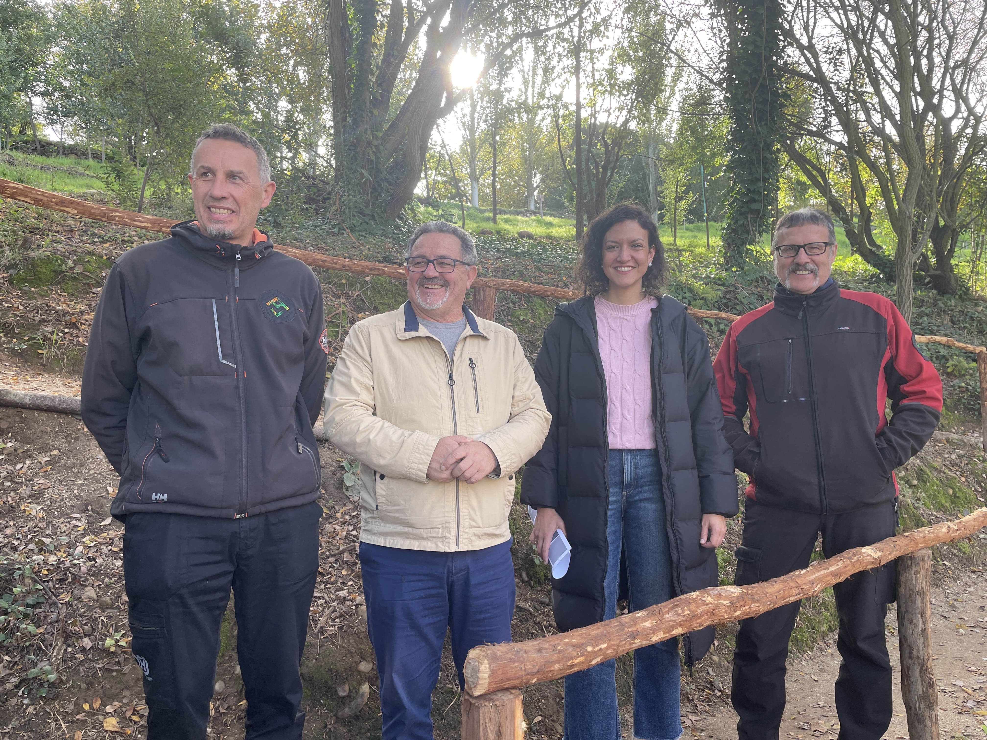 Nueva apariencia de la ladera del Parque del Plantío. | JAVIER FERNÁNDEZ Nueva apariencia de la ladera del Parque del Plantío. | JAVIER FERNÁNDEZ