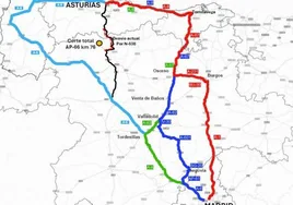 Itinerarios recomendados por la DGT.