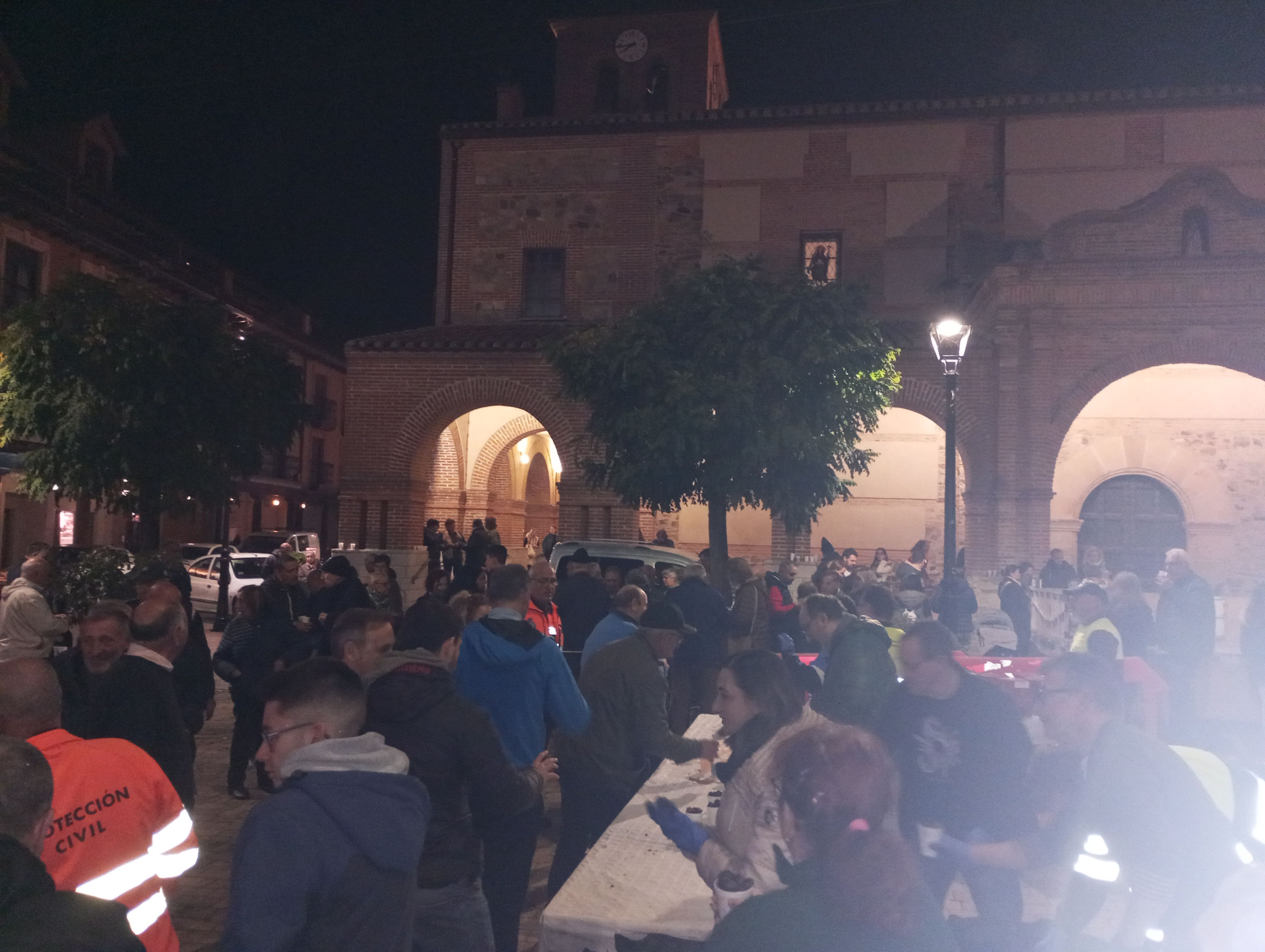 Un instante del Magosto Paramés del año pasado celebrado en la plaza Mayor de la localidad. | L.N.C.