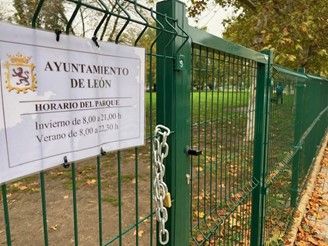 Zona de Esparcimiento Canino en León.