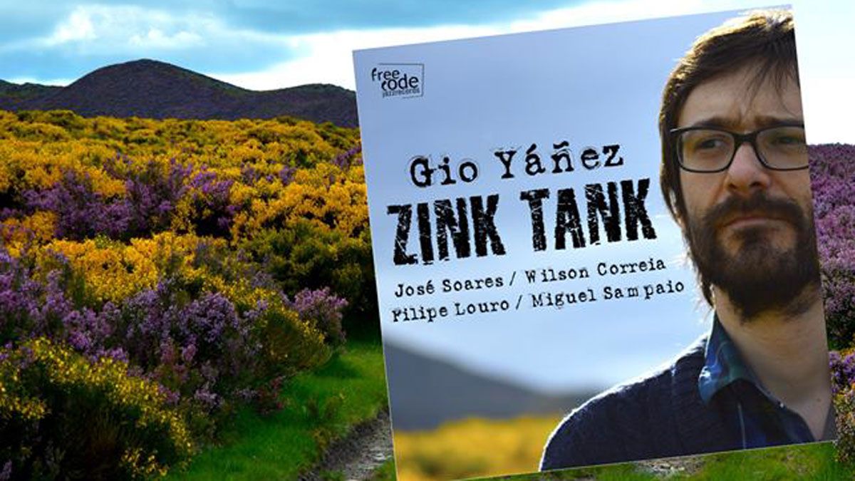 Gio Yáñez, en la portada de su nuevo disco, titulado Zink Tank. Gio Yáñez, en la portada de su nuevo disco, titulado Zink Tank.