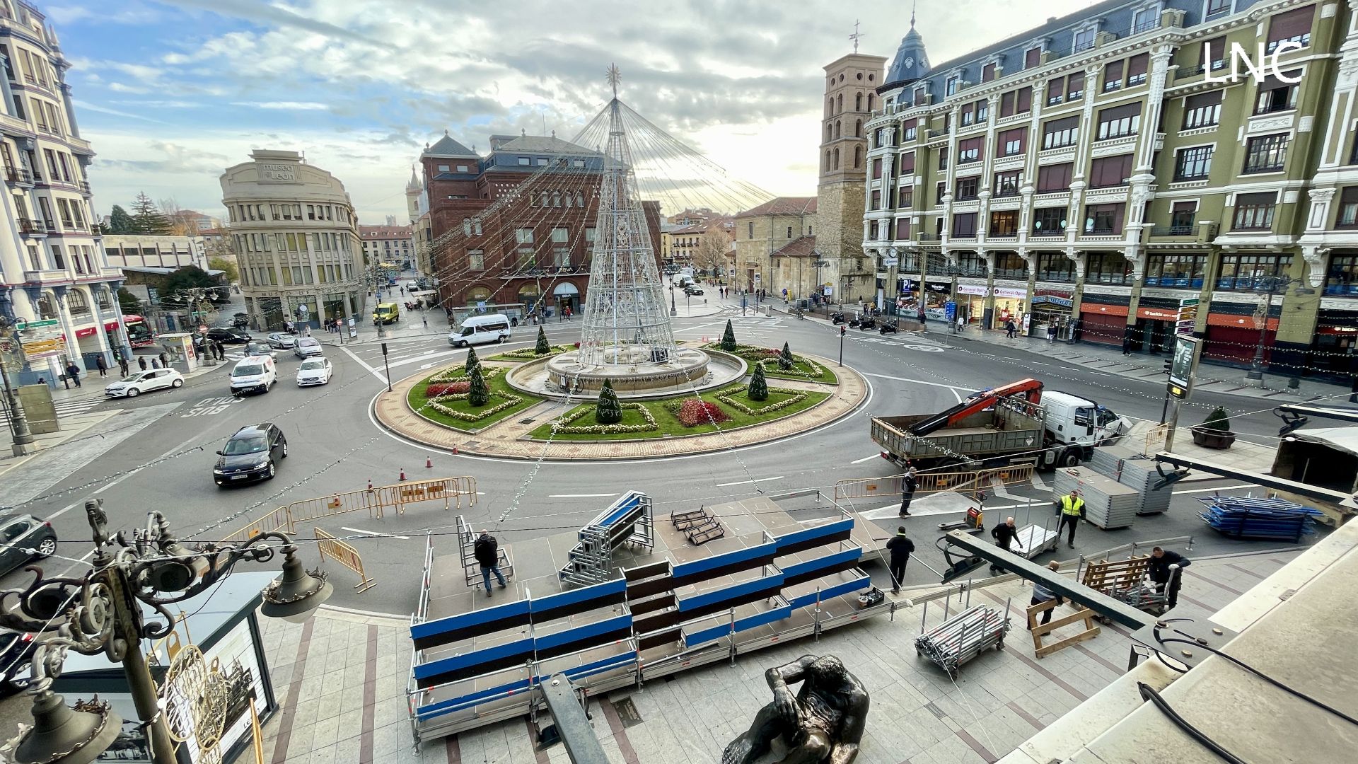 Santo Domingo se vuelve peatonal para el encendido de la Navidad