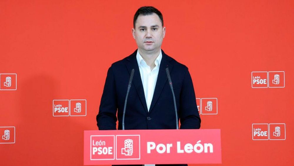 Javier Alfonso Cendón, Secretario provincial del Partido Socialista Obrero Español de León. ICAL