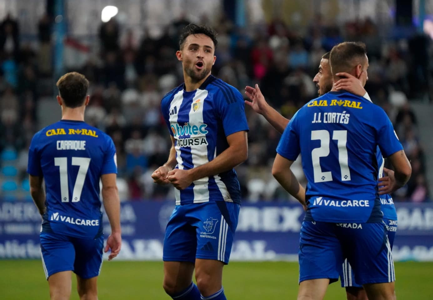 Sibille celebra un gol contra el Zamora en El Toralín. | SDP