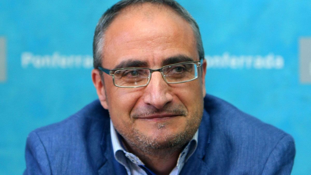 Olegario Ramón, portavoz del Grupo Municipal Socialista en Ponferrada. | C. SÁNCHEZ (ICAL)