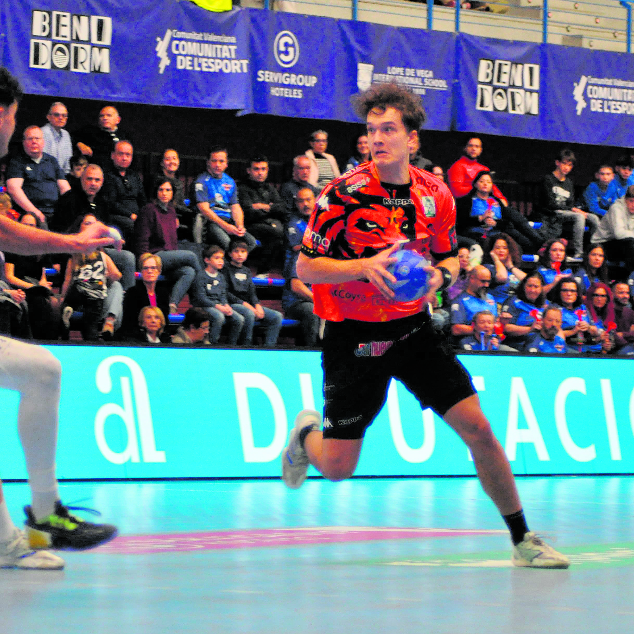 Wasiak durante el último partido ante Benidorm | RUBÉN CABALLERO