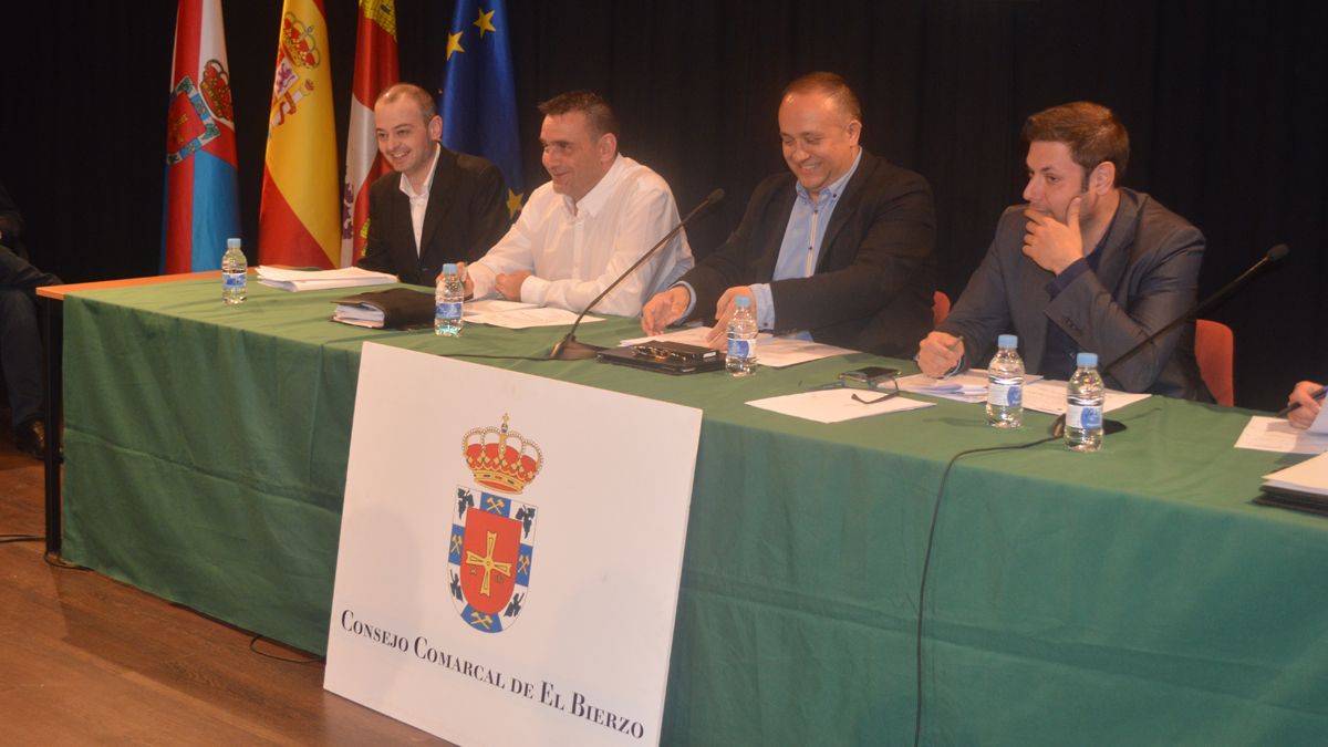 Pleno del Consejo Comarcal del Bierzo celebrado este jueves. | L. N. C.