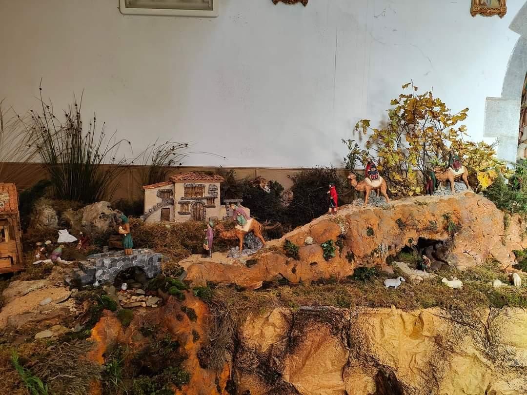 Detalle del Belén Parroquial de Riello.