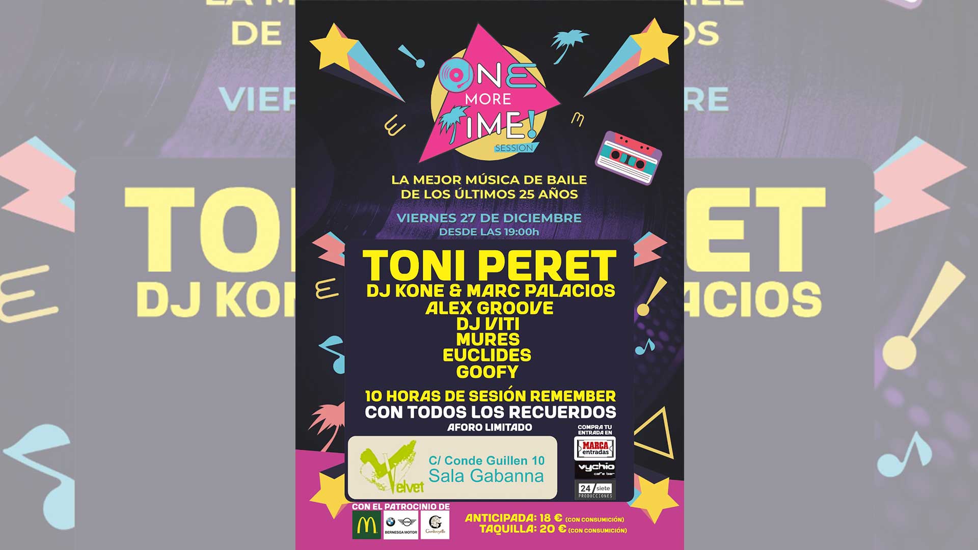 Cartel de la fiesta.