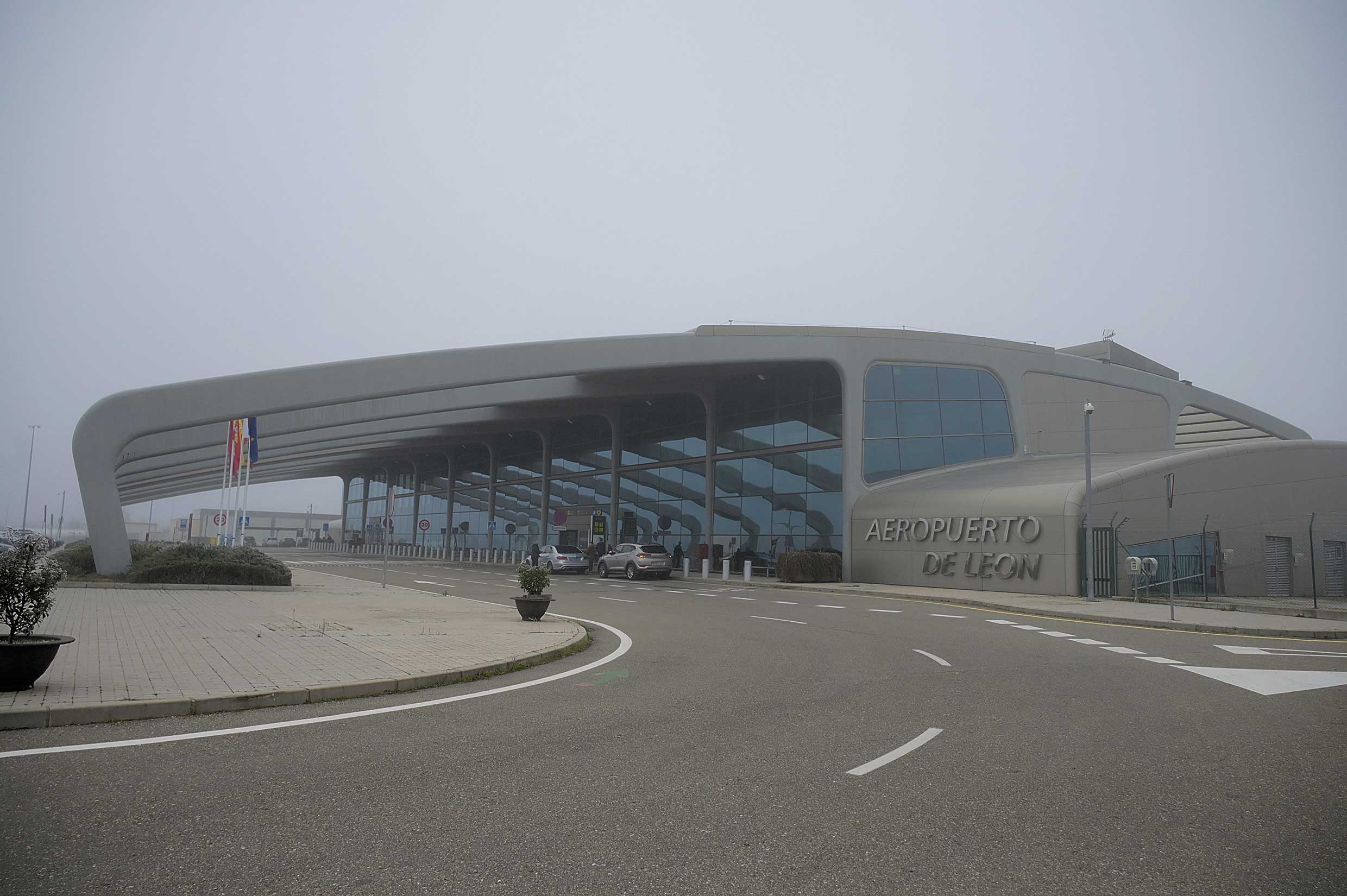 Imagen de finales de diciembre, con niebla intensa en el aeropuerto de León. | MAURICIO PEÑA