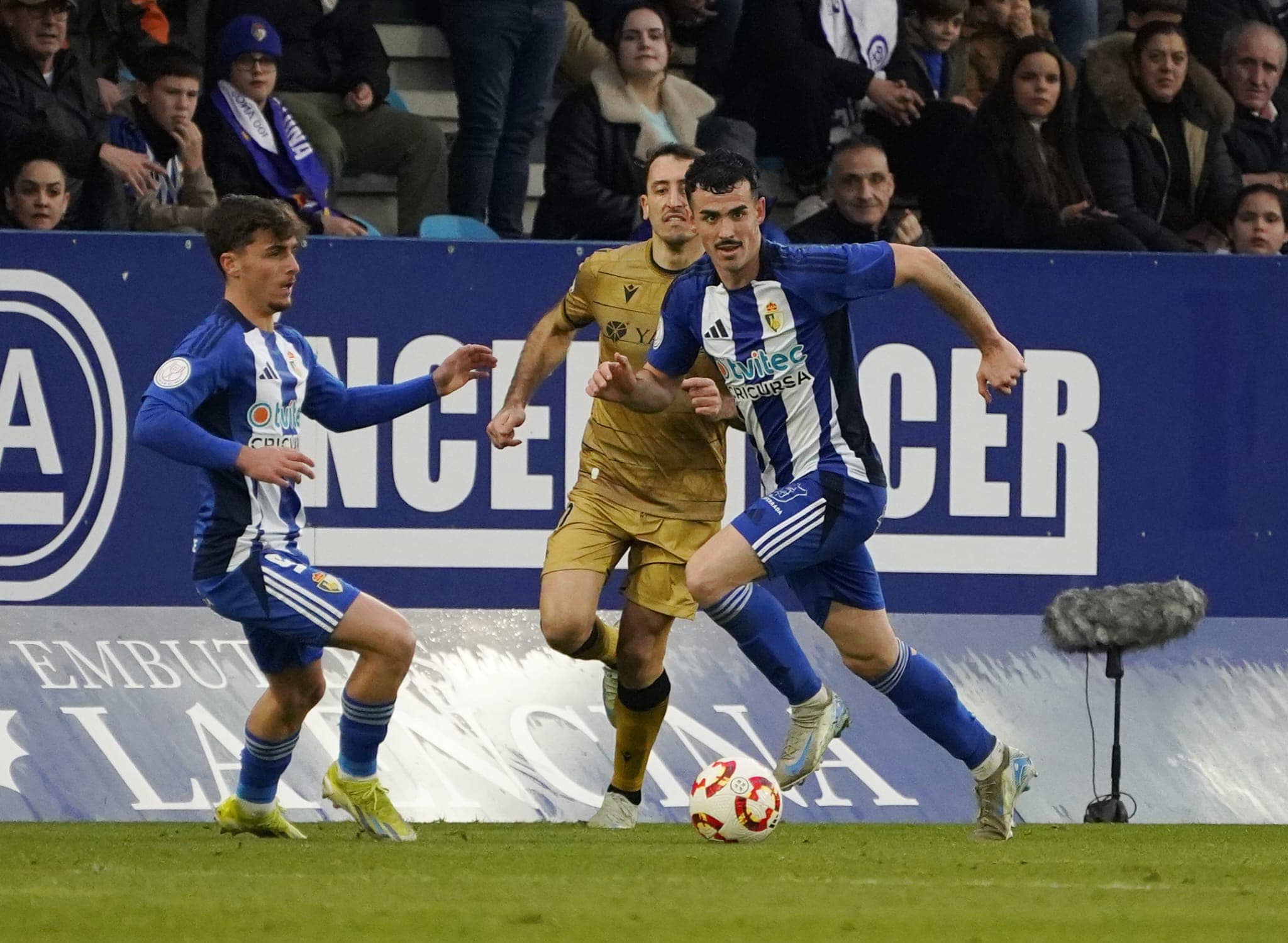 Jorrín durante el partido de Copa del Rey ante la Real Sociedad. SDP