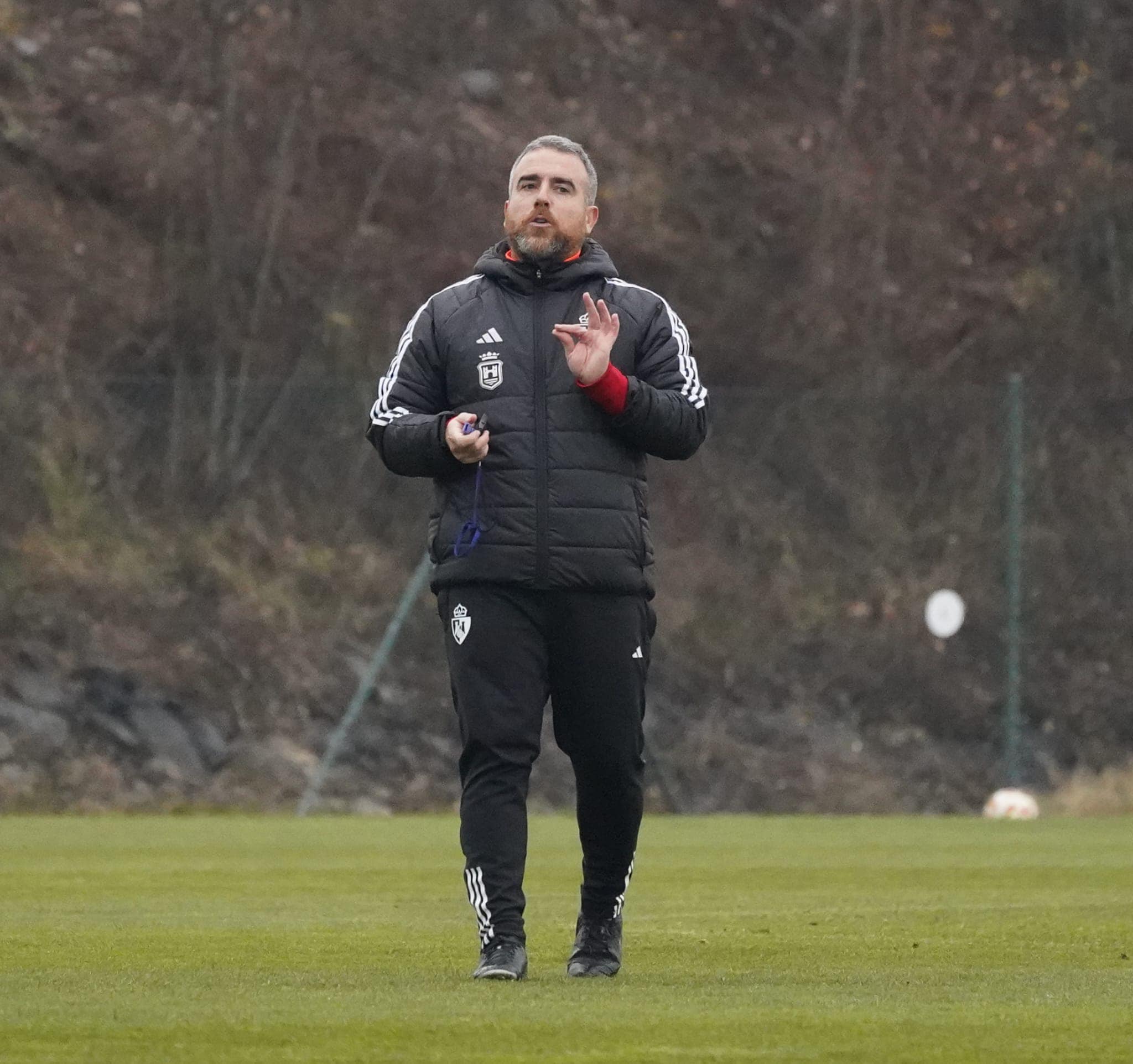 Javi Rey durante un entrenamientos en el Anexo | SDP