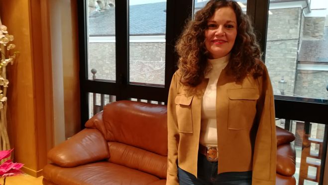 Cao, alcaldesa de Bembibre en el Ayuntamiento que encabeza. | MAR IGLESIAS Cao, alcaldesa de Bembibre en el Ayuntamiento que encabeza. | MAR IGLESIAS
