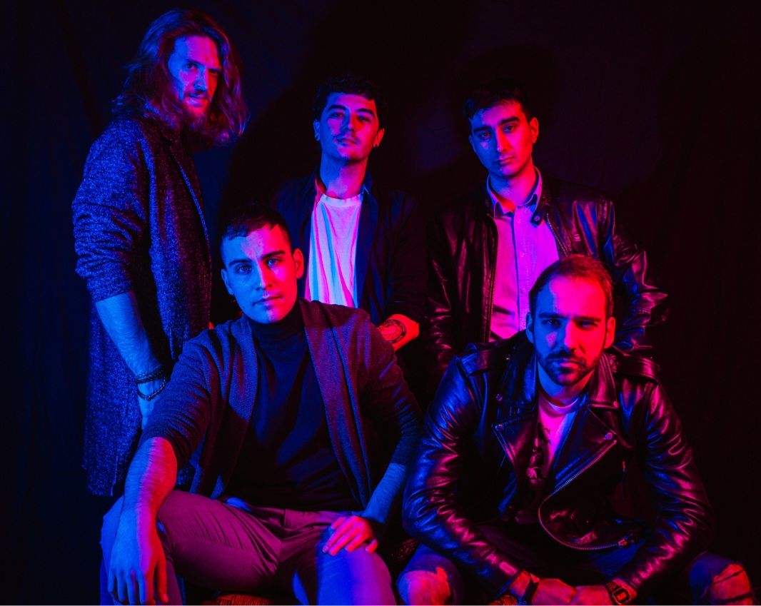 Los integrantes de la banda leonesa Naked Eva. | GIRANDO POR SALAS