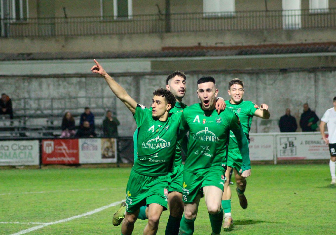 El Astorga celebra un gol. | ATLETICOASTORGA