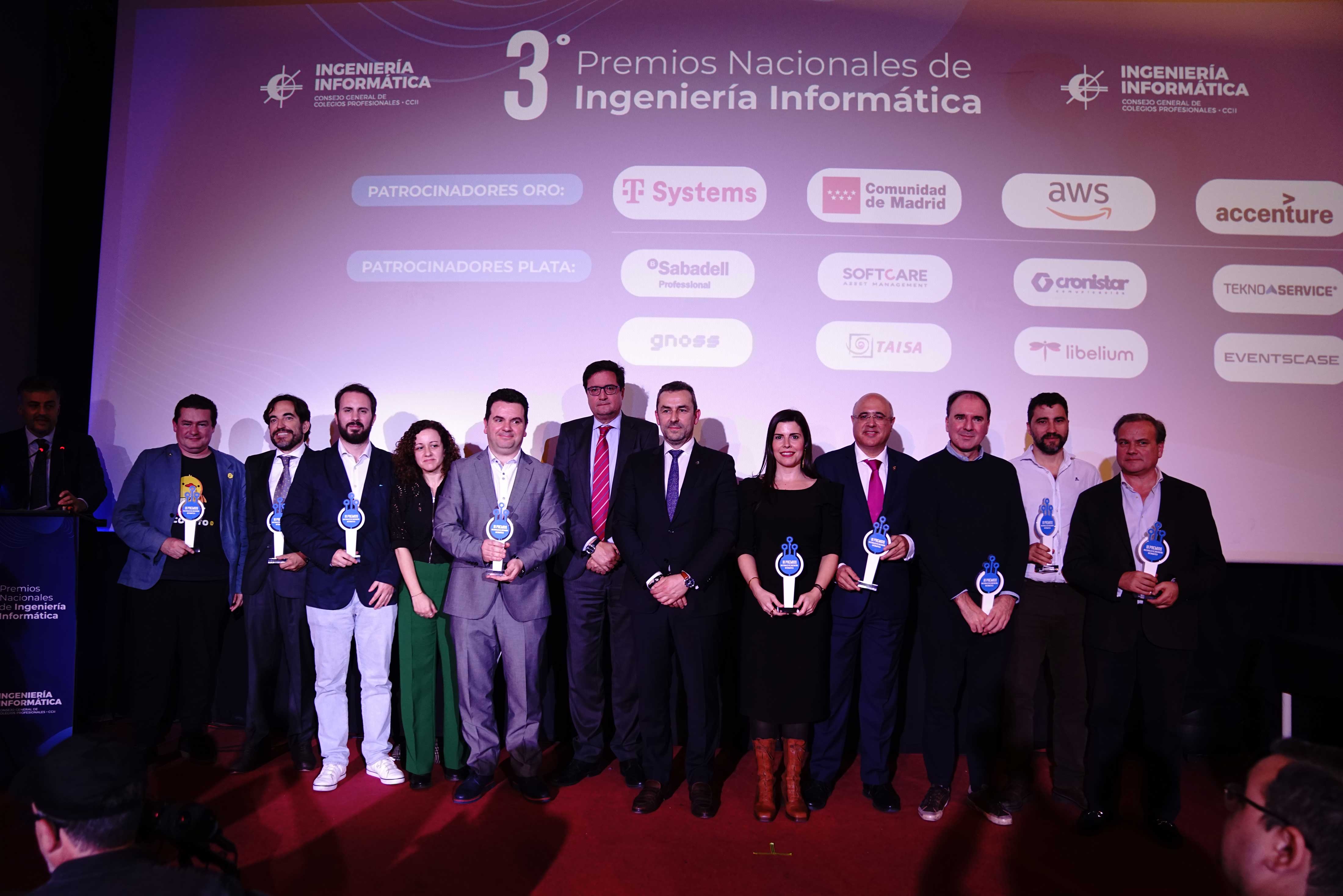 Entrega de premios en la que fue reconocida la labor del 017 de Incibe. | L.N.C.