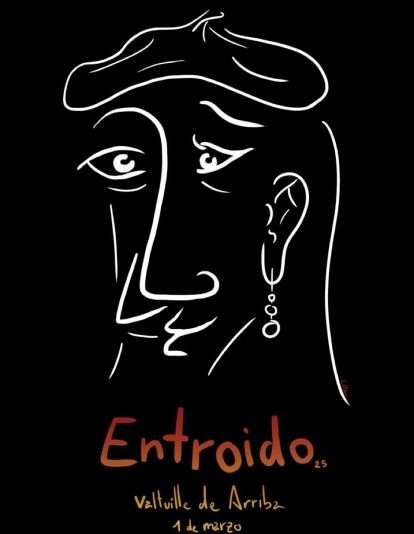 Cartel de la quema del Entroido de este sábado. Cartel de la quema del Entroido de este sábado.