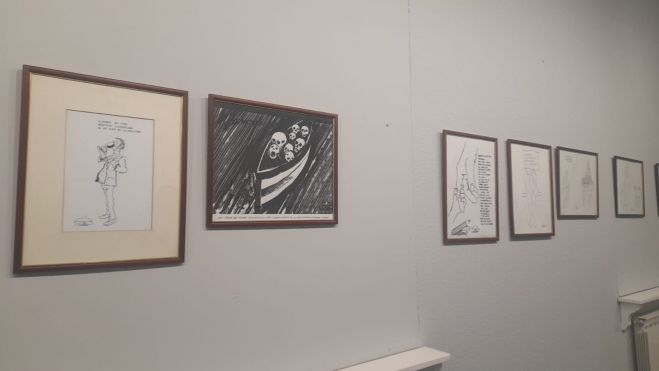 Algunas de las "viñetas" que componen la muestra. | MAR IGLESIAS Algunas de las "viñetas" que componen la muestra. | MAR IGLESIAS