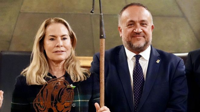 Theresa Zabell y Gerardo Álvarez Courel. | CAMPILLO (ICAL) Theresa Zabell y Gerardo Álvarez Courel. | CAMPILLO (ICAL)