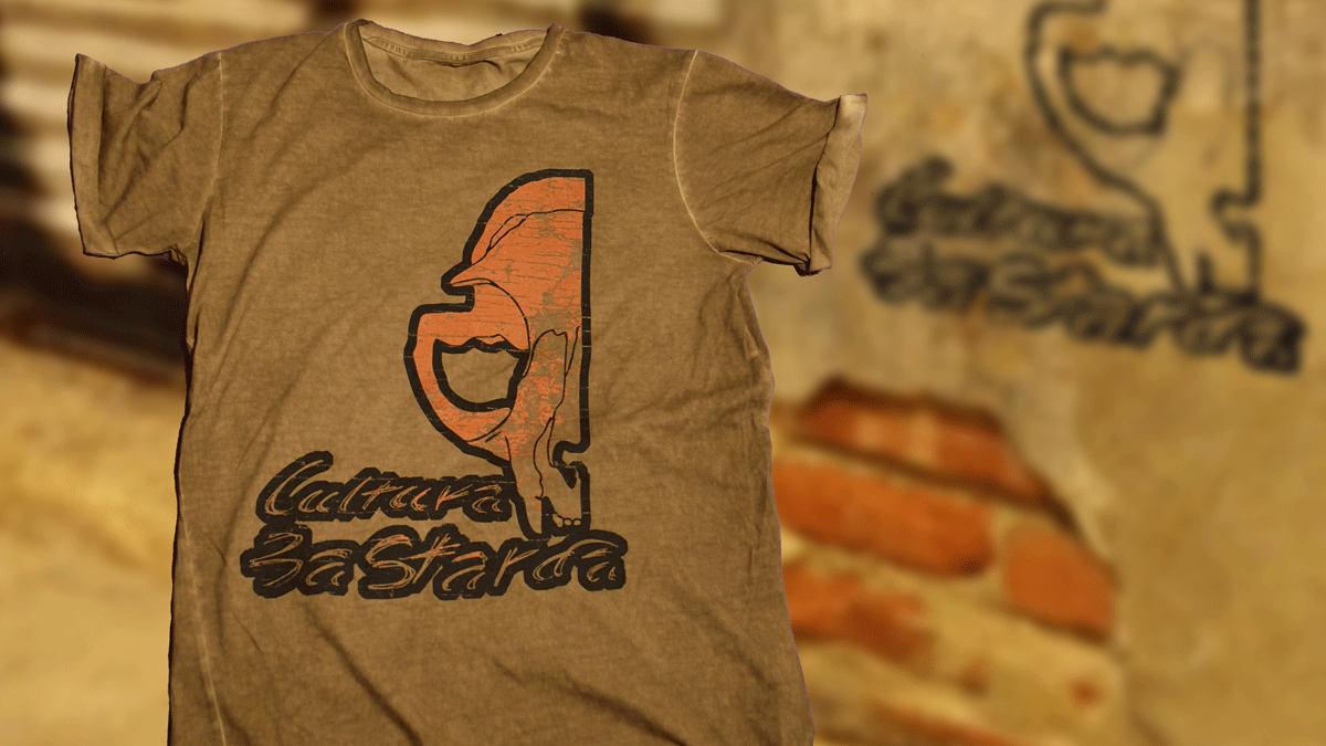 Uno de los diseños en camiseta.
