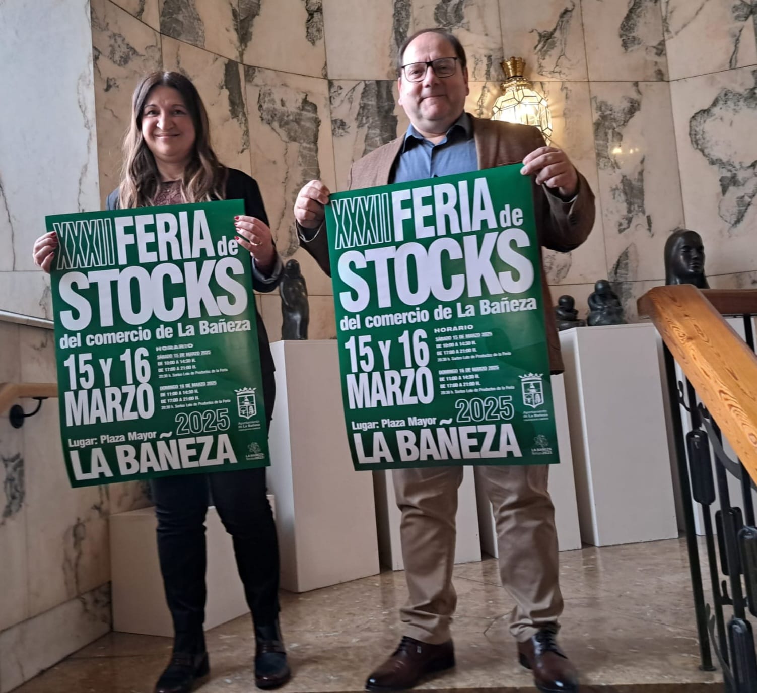 Elena Bailez y Javier Carrera presentado la feria. | L.N.C. Elena Bailez y Javier Carrera presentado la feria. | L.N.C.