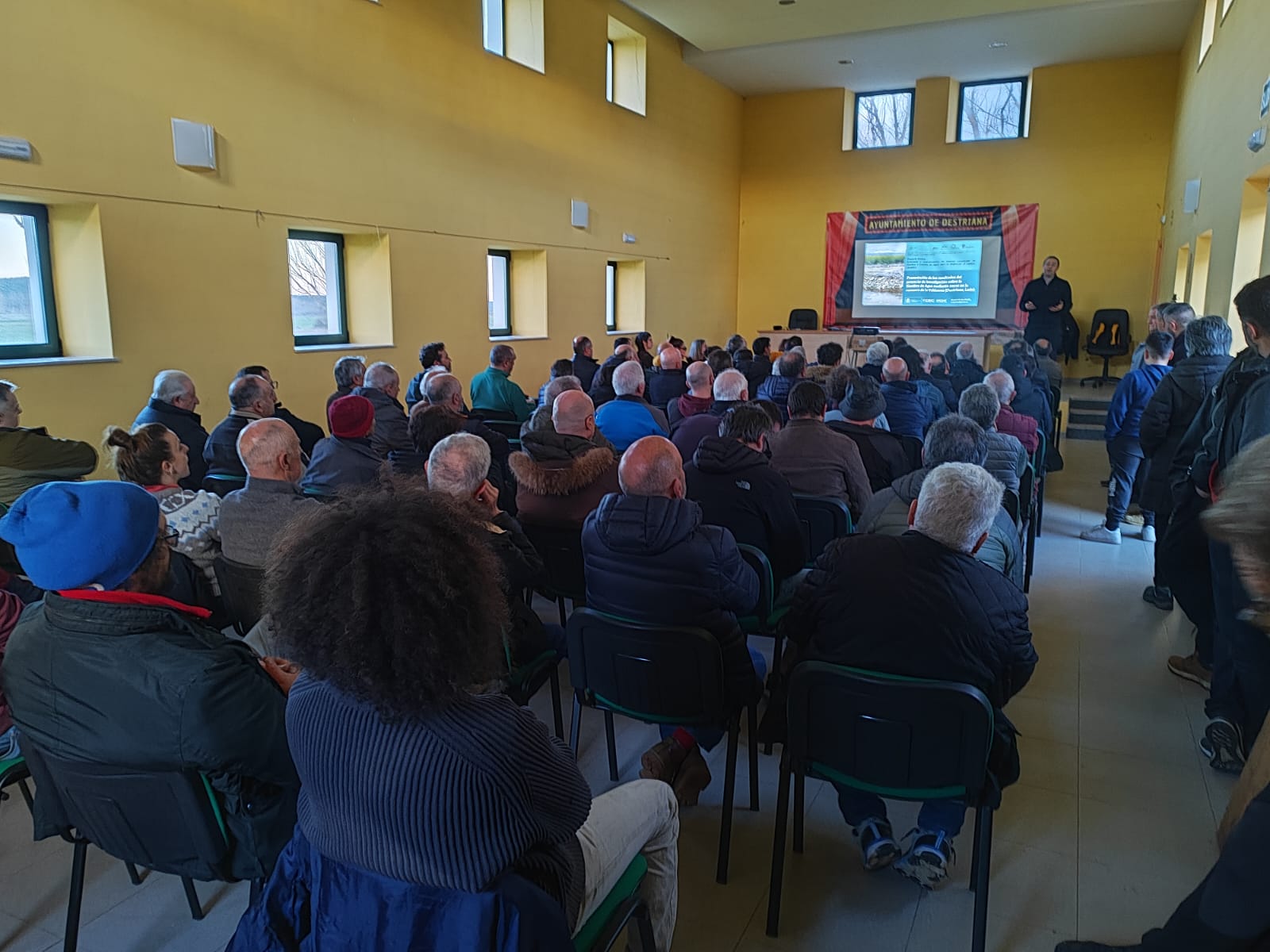 Un instante de la presentación del estudio este martes en Destriana. | L.N.C. Un instante de la presentación del estudio este martes en Destriana. | L.N.C.