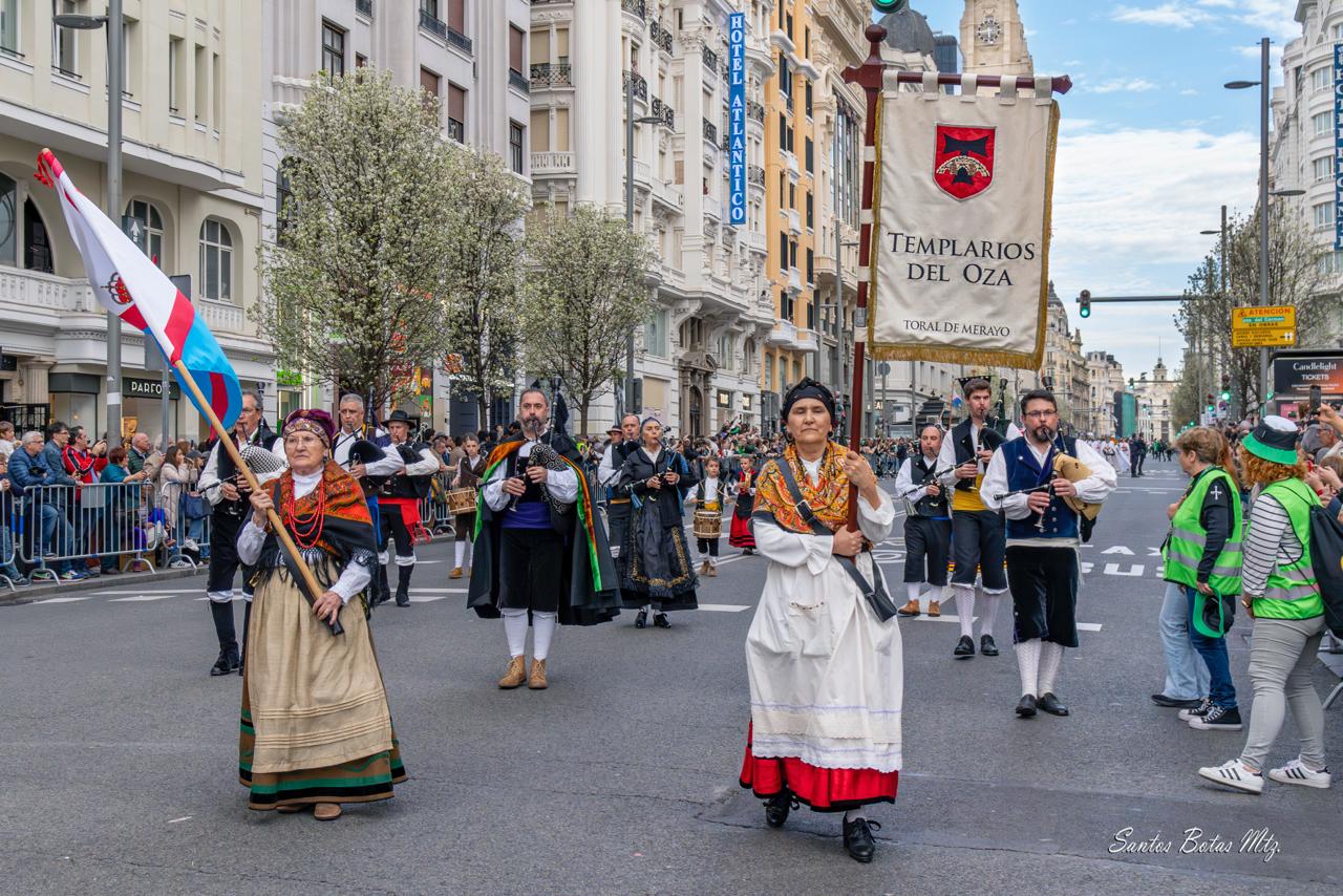 Temparios del Oza en su primera intervención en el San Patricio madrileño.